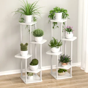 plant stand and flower stand wooden